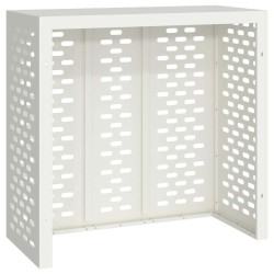 Housse de climatiseur blanche 110x50x105 cm 