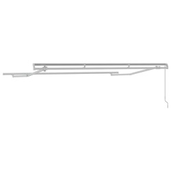 Cadre de Store Rétractable Manuel 3,5 x 2 m en Métal 