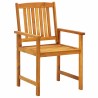 Ensemble de salle à manger extérieur 3 pcs 110 x 110 x 75 cm 