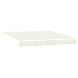Auvent Rétractable Crème 350x250 cm Tissu acrylique 