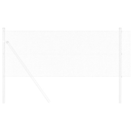 Clôture Hexagonale Grise Argent 0.6 x 25 m Acier galvanisé 