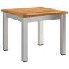 Ensemble de repas extérieur 3 pcs Bois de teck solide 