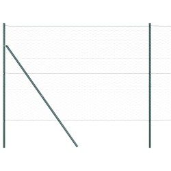 Clôture Hexagonale Verte 1,6x25 m Acier 