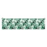 Coussin de Banc de Jardin Motif de Feuilles 200x50x4 cm Tissu Oxford 