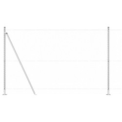 Clôture Hexagonale 1.4x25 m Acier Galvanisé 