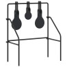 Cible de tir Noir 40 x 34 x 53 cm Acier 
