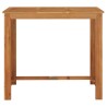 Table de bar de jardin 120x60x105 cm Bois d'acacia solide 