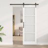 Porte coulissante avec ensemble matériel 