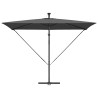 Parasol banane à mât déporté Anthracite 294 x 200 x 254 cm 