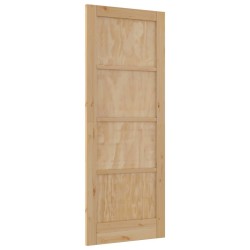 Porte Intérieure 'ORKDAL'78x202x4 cm en Bois Massif Pin 