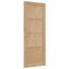 Porte Intérieure 'ORKDAL'78x202x4 cm en Bois Massif Pin 