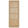 Porte Intérieure 'ORKDAL'78x202x4 cm en Bois Massif Pin 