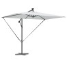 Parasol banane à mât déporté Couleur sable 294 x 200 x 254 cm 