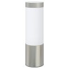 Appliques murales outdoor 2 pcs en acier inoxydable argent IP44 
