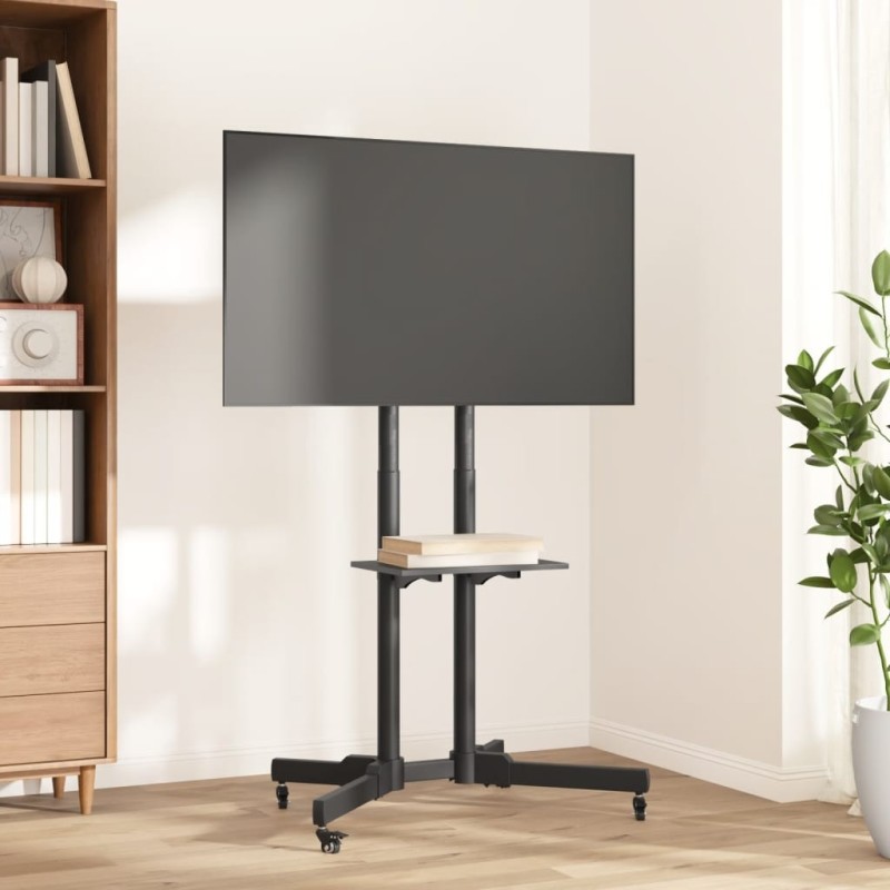 Meuble TV sur roulettes pour écran 32-70 pouces max VESA 