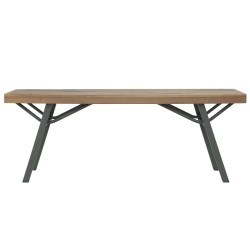 Banc de jardin 120 cm Bois d'acacia solide 
