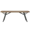 Banc de jardin 120 cm Bois d'acacia solide 