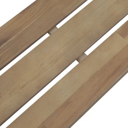 Banc de jardin 120 cm Bois d'acacia solide 