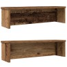 Étagères de cuisine empilables 2 pcs vieux bois 50x15x16 cm 
