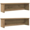 Étagères de cuisine empilables 2 pcs chêne artisanal 50x15x16cm 