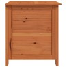 Boîte à coussins d'extérieur Marron 50x50x56 cm Sapin massif 