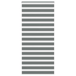Store zèbre gris foncé largeur du tissu 90,9 cm polyester 
