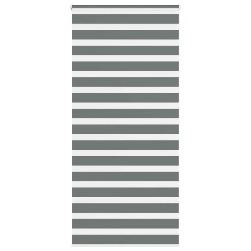 Store zèbre gris foncé largeur du tissu 90,9 cm polyester 