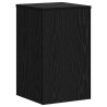 Supports de plantes 2 pcs Chêne noir 30 x 30 x 50 cm en bois d'ingénierie. 