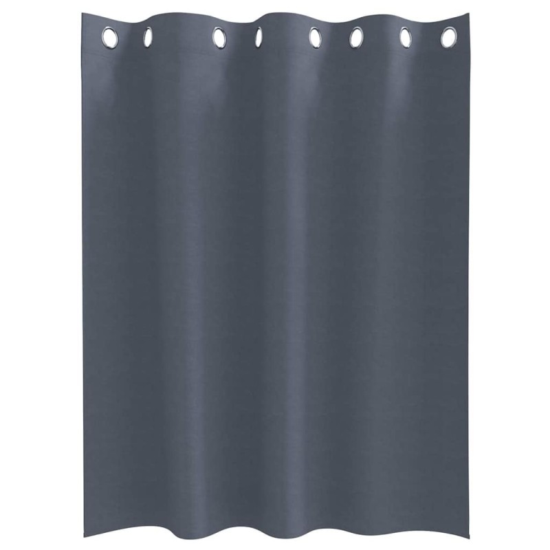 Rideaux 2 pcs Anthracite 140 x 140 cm Polyester 