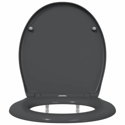 Abattant de toilette à ouverture rapide avec fermeture douce Duroplast Anthracite 