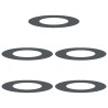 Ensemble de pots en plastique Anthracite Plastique Grand Durable 