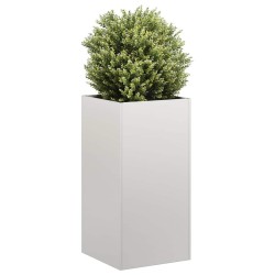 Jardinière 40x40x80 cm acier inoxydable 