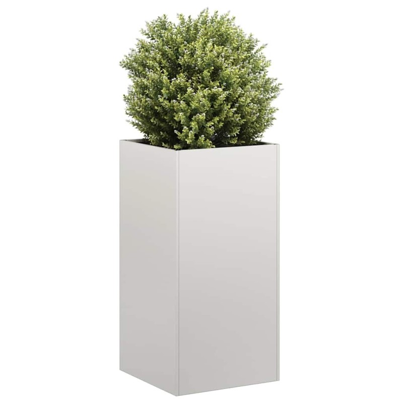Jardinière 40x40x80 cm acier inoxydable 