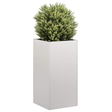 Jardinière 40x40x80 cm acier inoxydable 