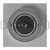 Projecteurs Encastrés 6 pcs Carrés GU10 Argent 91x91 mm 