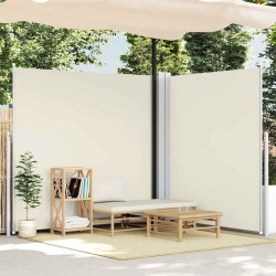 Auvent latéral rétractable Crème 220x600 cm 