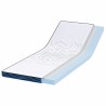 Coussins de Matelas Blanc et Bleu 80 x 200 cm 