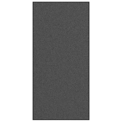 Tapis d'entrée lavable anthracite 120x250 cm 
