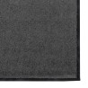 Tapis d'entrée lavable anthracite 120x250 cm 