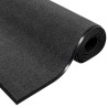 Tapis d'entrée lavable anthracite 120x250 cm 