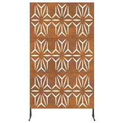 Écran de confidentialité 100x50x180 cm en acier corten 