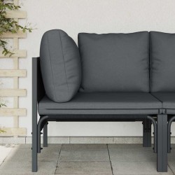 Ensembles de meubles d'extérieur avec coussin avec oreiller Anthracite 