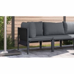 Ensembles de meubles d'extérieur avec coussin avec oreiller Anthracite 