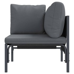 Ensembles de meubles d'extérieur avec coussin avec oreiller Anthracite 