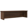 Étagères de cuisine empilables 2 pcs chêne marron 60x15x16 cm 