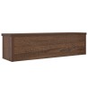 Étagères de cuisine empilables 2 pcs chêne marron 60x15x16 cm 