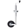 Roue jockey 48 mm avec 2 tubes de support et 3 pinces divisées 