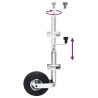 Roue jockey 48 mm avec 2 tubes de support et 3 pinces divisées 