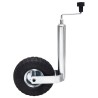 Roue jockey 48 mm avec 2 tubes de support et 3 pinces divisées 