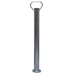 Roue jockey 48 mm avec 2 tubes de support et 3 pinces divisées 